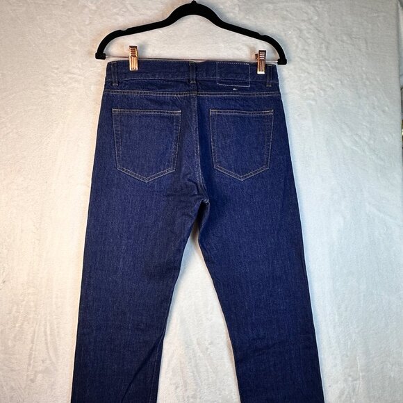 Norse Projects Slim Denim Jeans W29 L32 Dark Indigo Made in Italy Organic Cotton - Picture 5 of 9